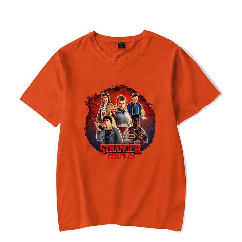 Stranger Things Unisex Y2K Short Sleeve Casual T-shirt