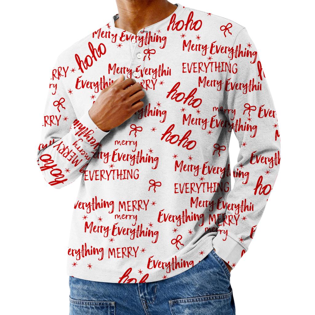 Men's Casual Oversized Button-Down Shirt With Long Sleeves