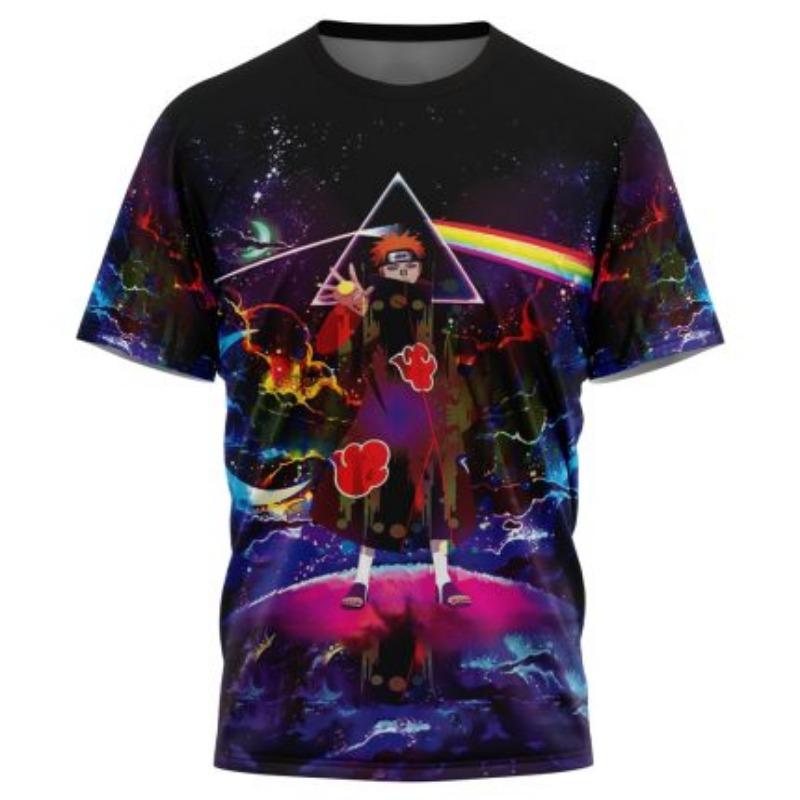 Cartoon Sports Short Sleeve Anime Casual Summer Men's T-shirt 3D Digital Printing Japanese Anime Quick Dry Mesh