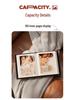 6-Inch Leather Slip-In Photo Album, Holds 5-Inch Photos, Commemorative Baby and Family Album, Large Capacity