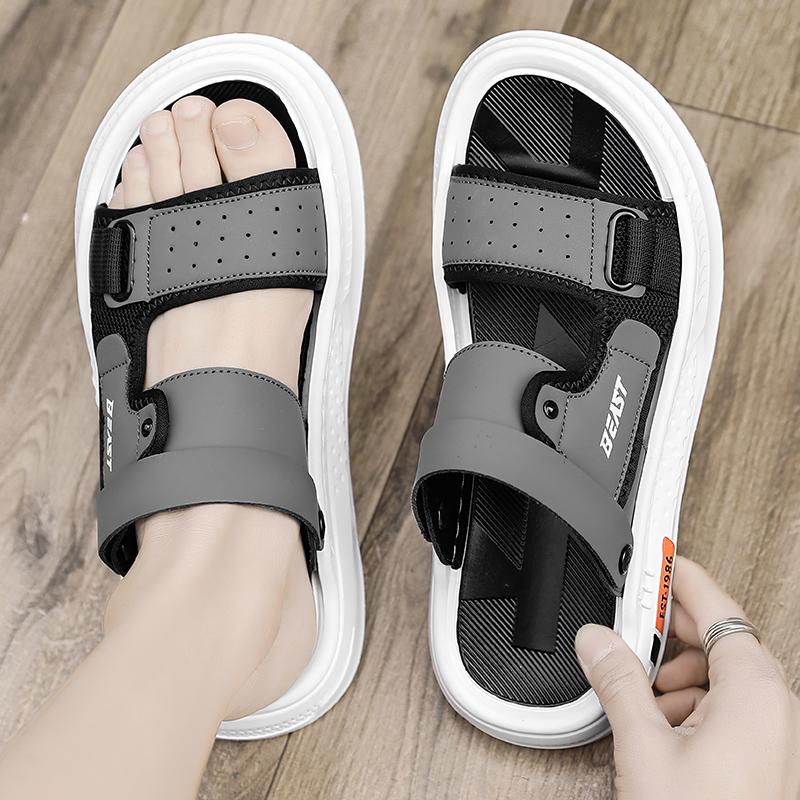 Men's High-quality Casual Sandals Summer Outdoor Breathable Waterproof Anti Slip Comfort Beach Shoes Dual-purpose Sports Slipper