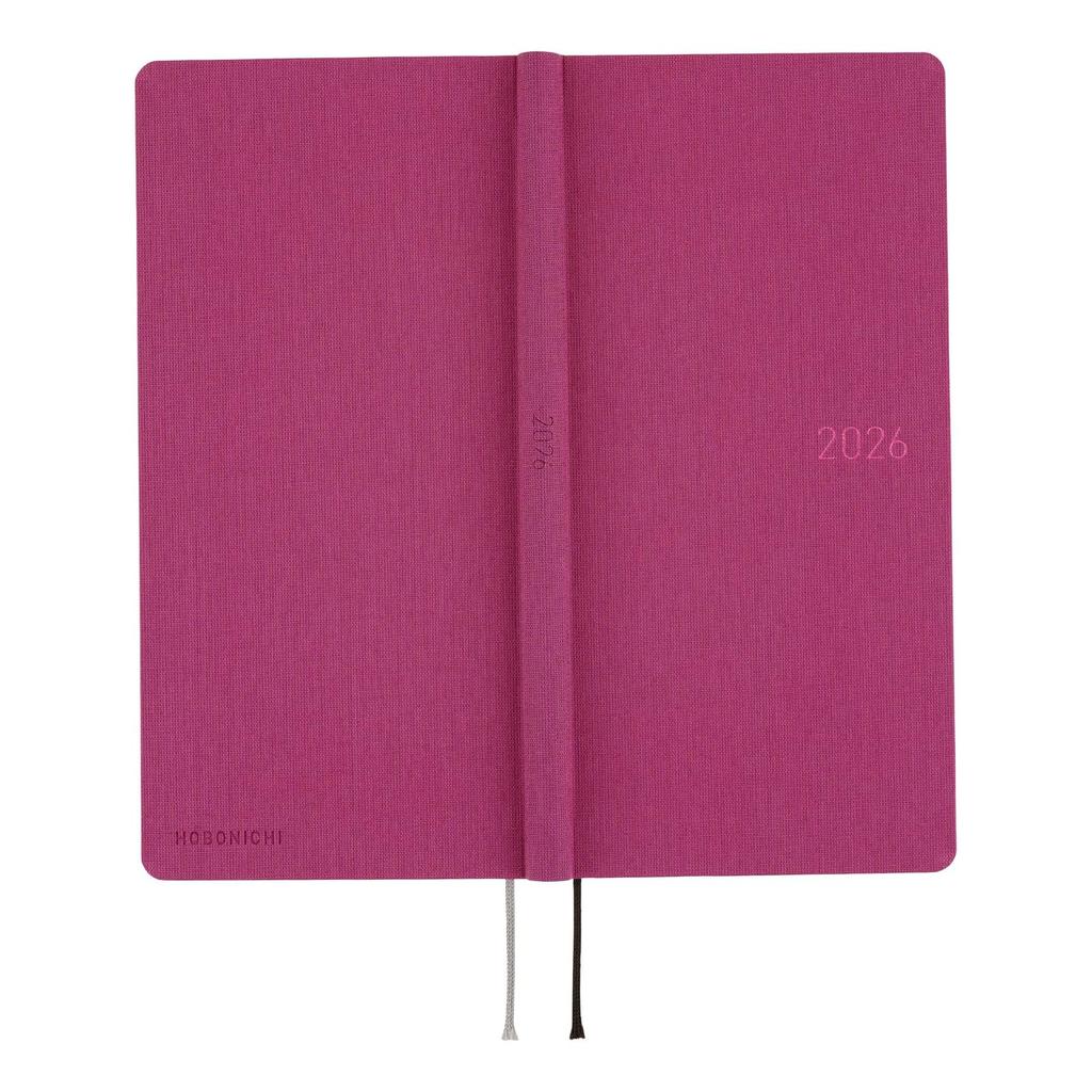 Hobonichi Techo 2026 Weeks Weekly Planner Piani Purple January Start Slim Vertical Left