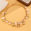 Bohemian Starfish & Seashell Faux Pearl Beach Necklace for Women
