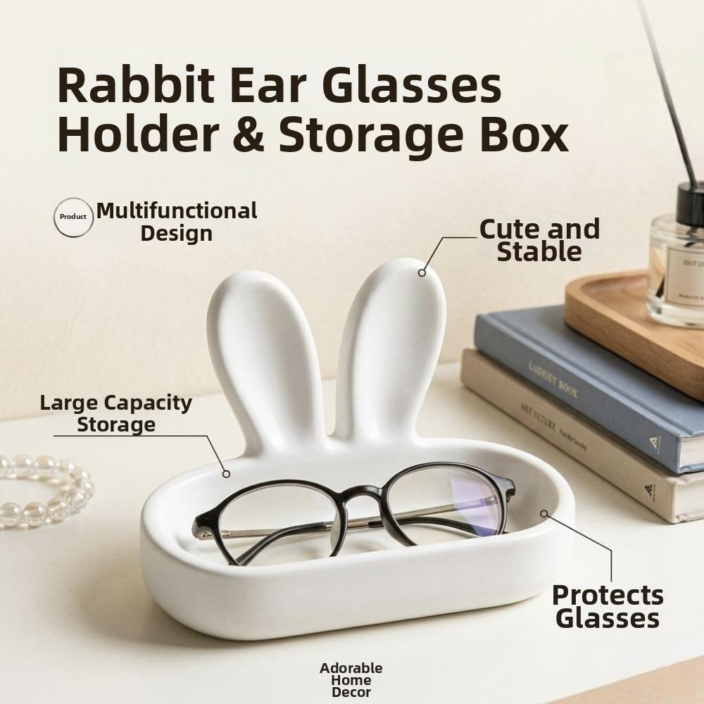 Desktop Organizer Glasses Holder Tray Decorative Design Eyeglasses Organizer  For Office Desk