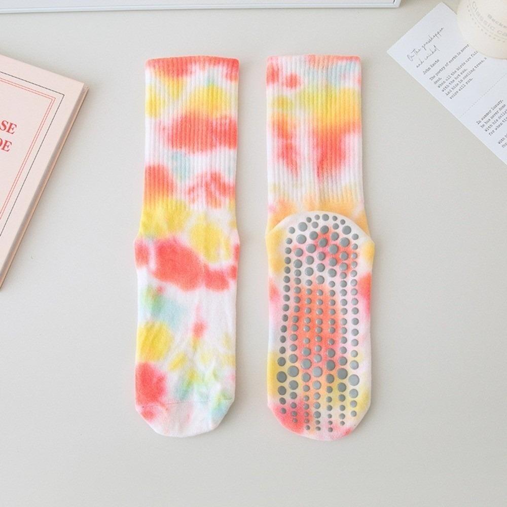 Colorful Yoga Pilates Socks Cotton Floor Socks Fashion Compression Socks Dance Fitness Training