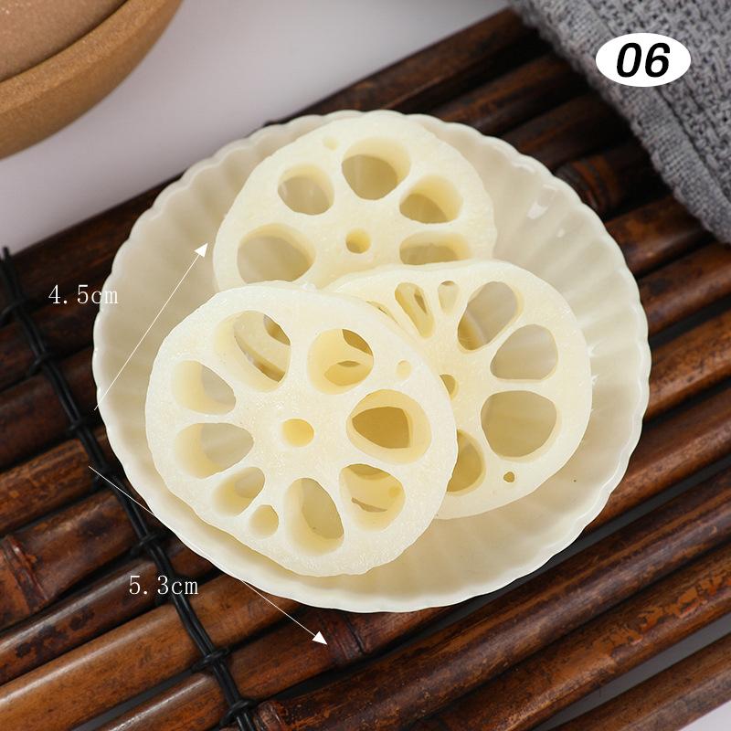 4 Pcs Simulated Hotpot Ingredient Model Mini Fake Vegetable Realistic Beef Roll Restaurant Store Barbecue Shop Display Decor