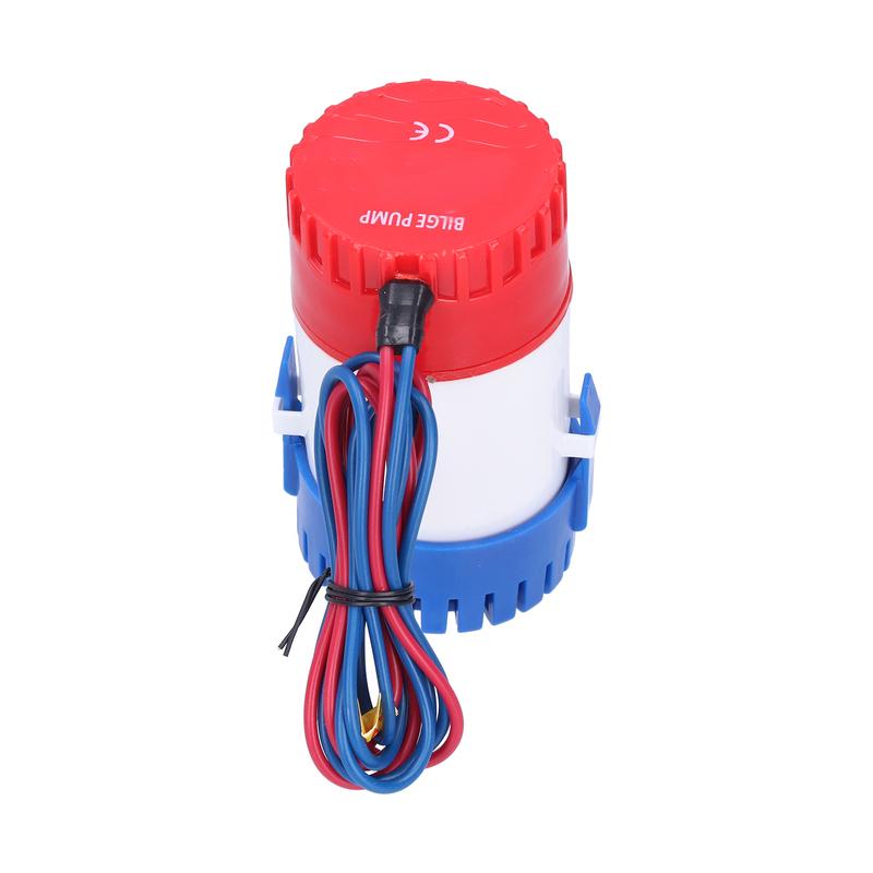 Bilge Pump DC SemiAutomatic Switch Electric Small Submersible Pump for Drain Provide Power 12V/24V 350/500/750/1100GPH