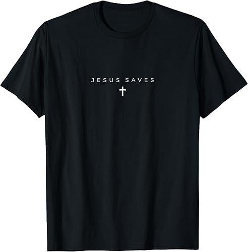 NEW LIMITED Jesus Saves Cross Subtle Christian Minimal Religious Faith T-Shirt XXL