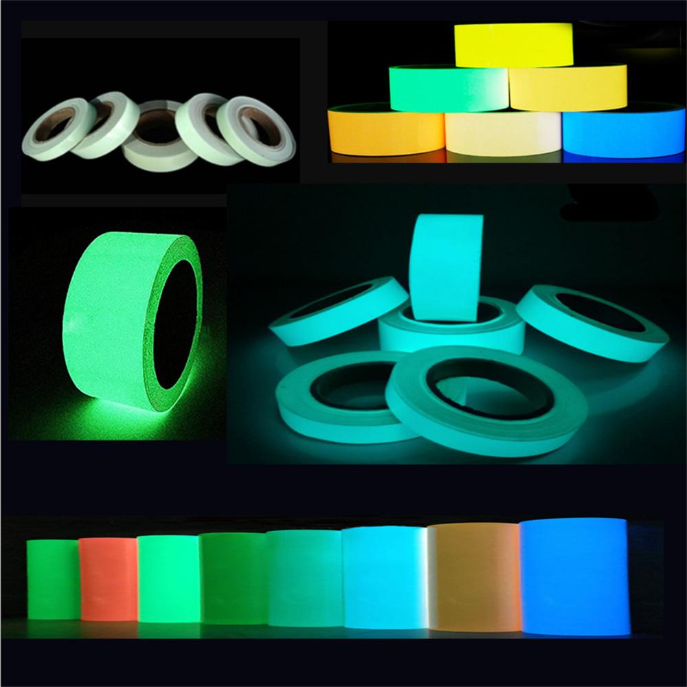 Self-Adhesive Tape Flexible Safety Tapes Fluorescent Tape 50m Glow Stickers For Party Lighting Warning Signs Night