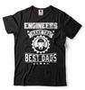 Gift For Engineer Dad Engineers Make The Best Dad Baby Announcement T-T-shirt
