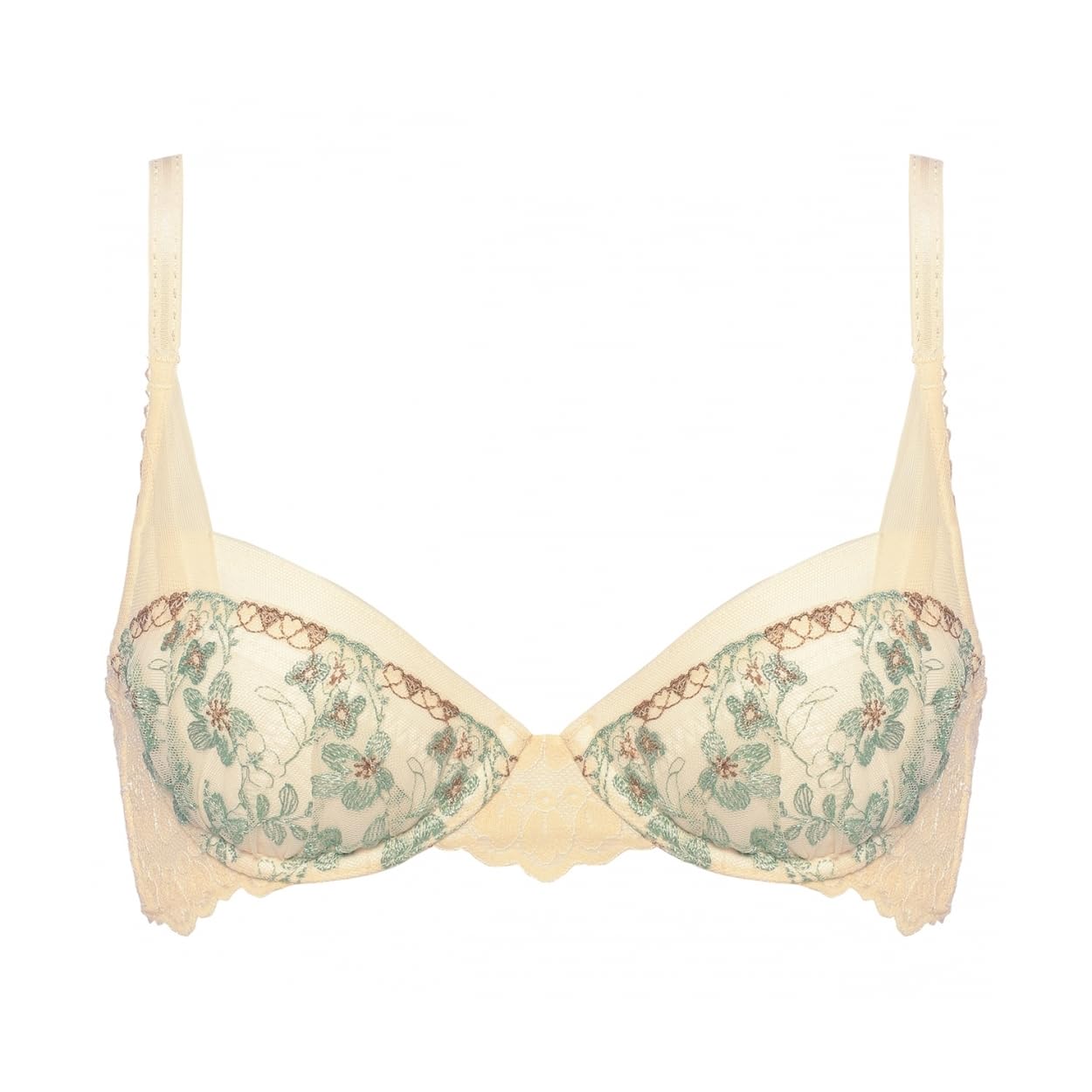 

AMOSTYLE Airy Feel Heart Bloom M002 Размер D75 Бюстгальтер, Сад, (бежевый),