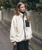 Siyazu Siot4174 Faux Shearling Zip-Up Jacket_Navy