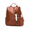 Womens PU Backpack Anti Theft Travel School Bag Casual Daypack Shoulder Handbag