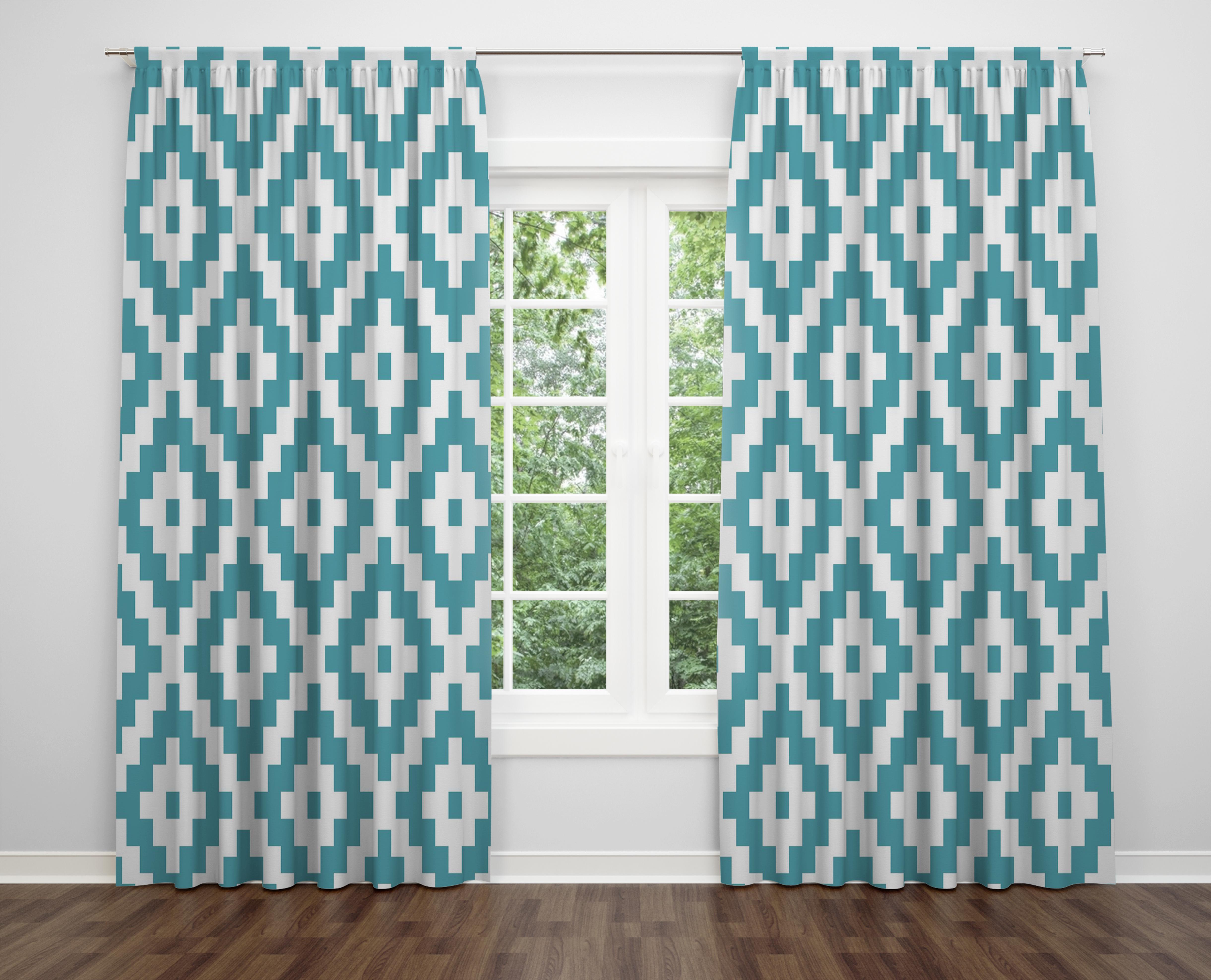 

Декоративний дизайн, високоякісна бавовняна тканина, ви можете вибрати одну або подвійну фіранку з крила 1 piece різнокольоровий