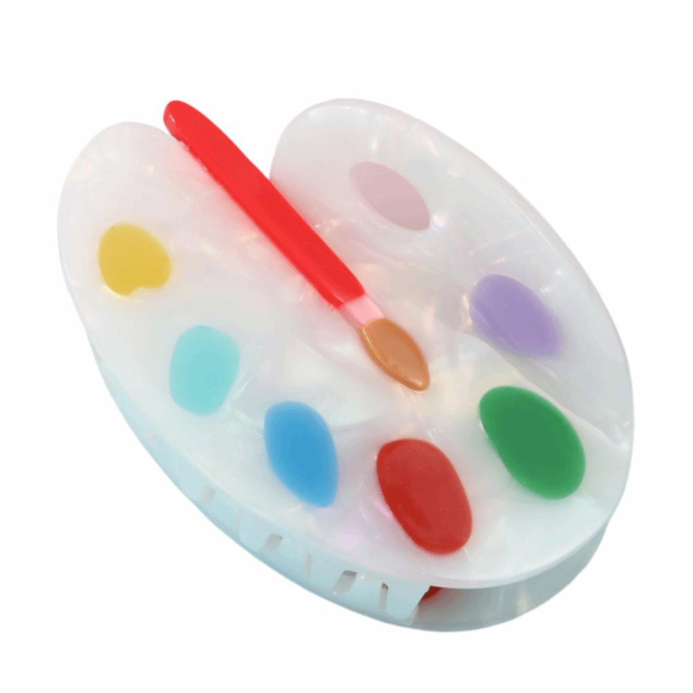 

Non-slip Palette Shark Clip Funny Pencil Hair Barrettes Convenient Book Hair Claw Women Headwear Palette