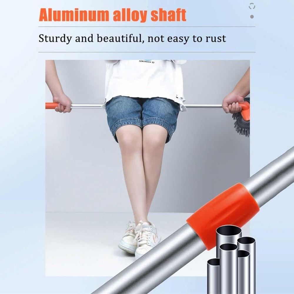 Long Handle Car Washer Mop Three-Section Telescopic Car Cleaning Kit Microfiber Car Wash Mitt  Roof