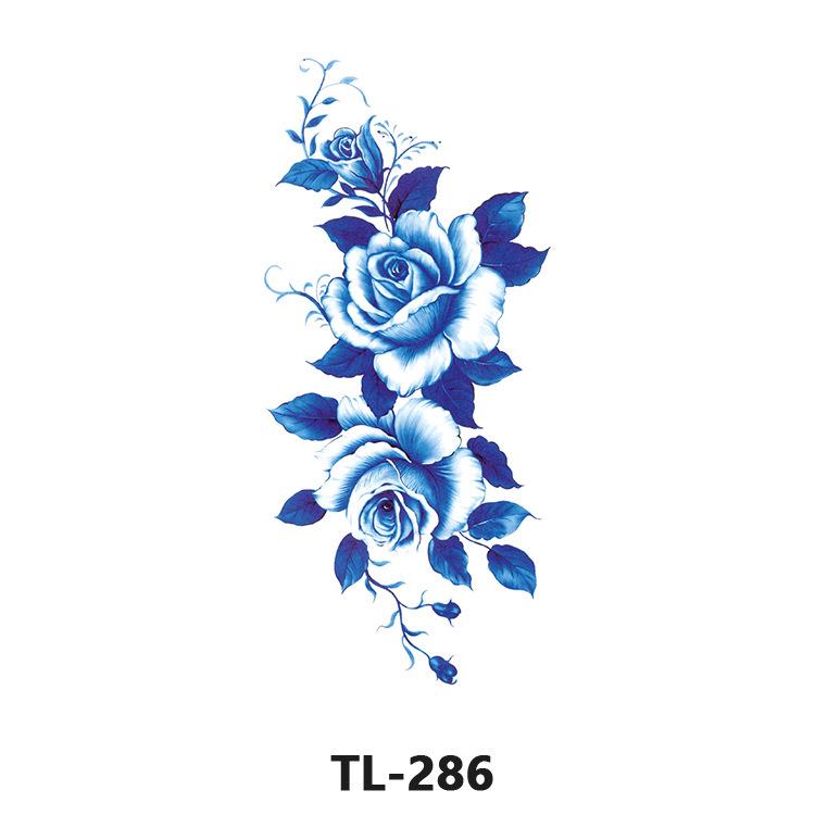 Waterproof Temporary Rose & Floral Tattoos for Women – Long-lasting & Colorful Designs