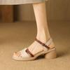 Dames Sandalen Zomer 2026 Nieuwe Mode Outdoor Zacht Comfortabel Strandschoenen Ronde Hak Plateau Casual Sandalen De Tacón