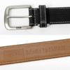 Belt, 30mm Wide, 116cm Long, Made In Japan, Cowhide Leather, Hand-painted, Single Stitching, 0111173