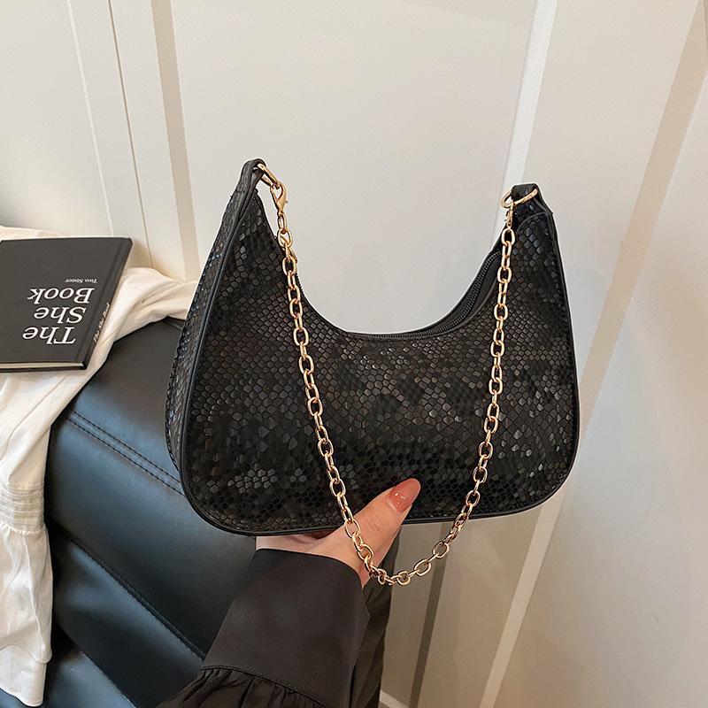 New fashionable pleated hand-carried dumpling bag Korean version simple sequined women s bag high-end trendy versatile shoulder bag