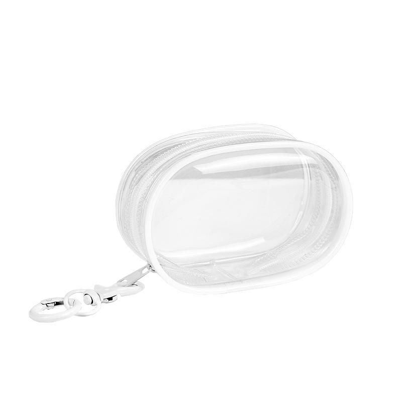 1Pc PVC Transparent Storage Bag Cute Jewelry Wallet Doll Display Out Bag Thickened Keychain Storage Box