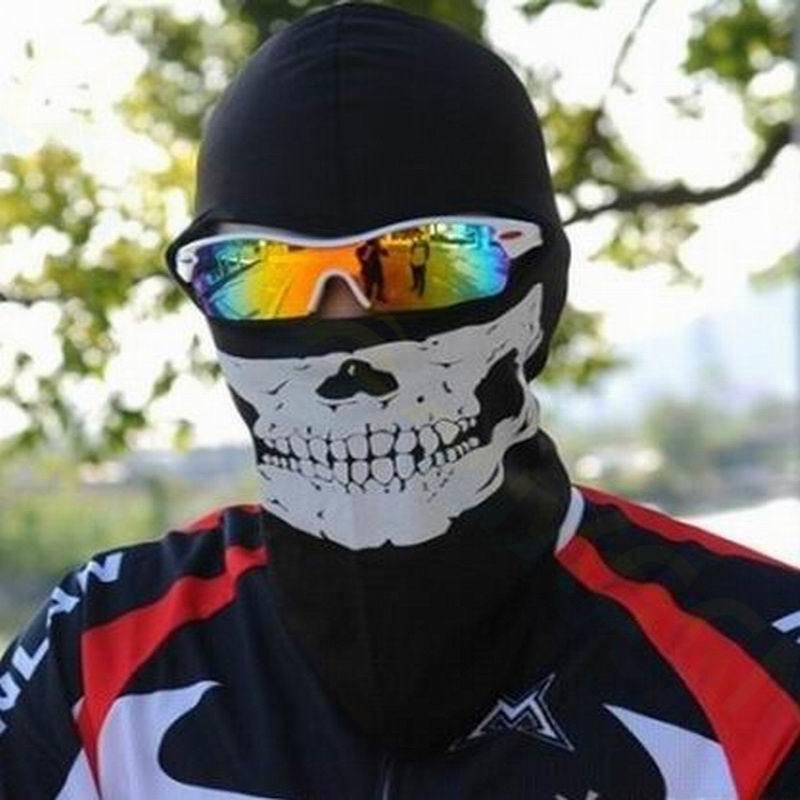 Reflective Skull Head Cover for Outdoor Riding