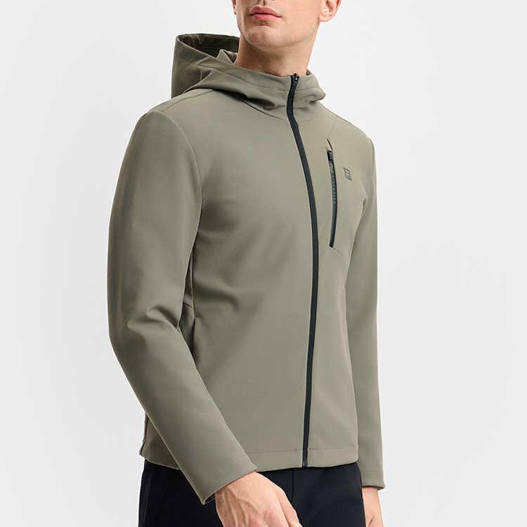 New FILA Fitness Series Jackets Coats Men's Olive Khaki A11M511703F-DK