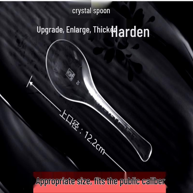 Disposable Plastic Crystal Spoons