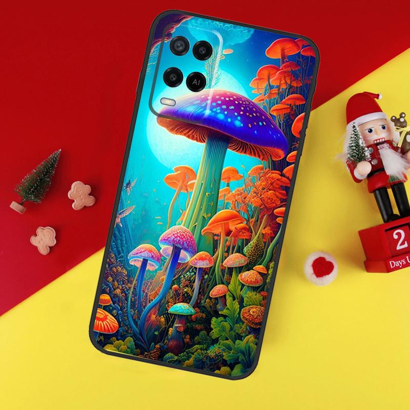 Weird Trippy Mushroom Case For Oppo A5 A6 Pro A15 A57 A17 A54 A74 A94 A76 A16 A96 A40 A60 A80 A18 A38 A58 A78 A98