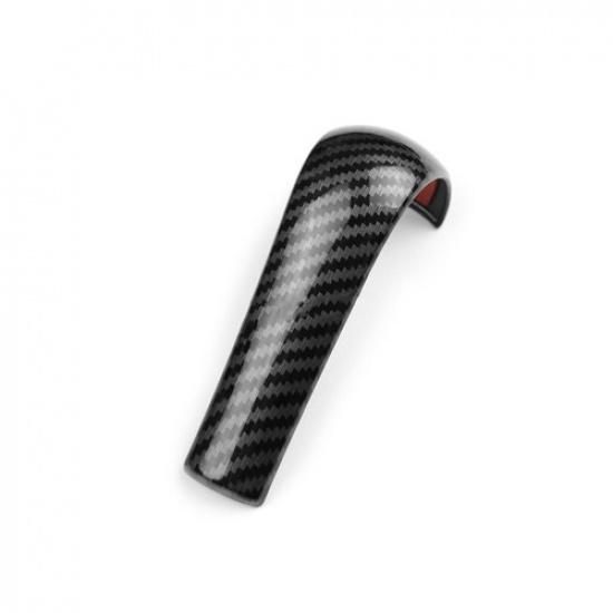 Carbon Fiber Gear Shift Lever Knob Cover Cap Trims For BMW E60 E61 X3 X5 E83 E53