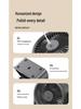 New Desktop & Wall-Mounted Fan with Digital Display - Large Airflow for Dorm, Office, and Home