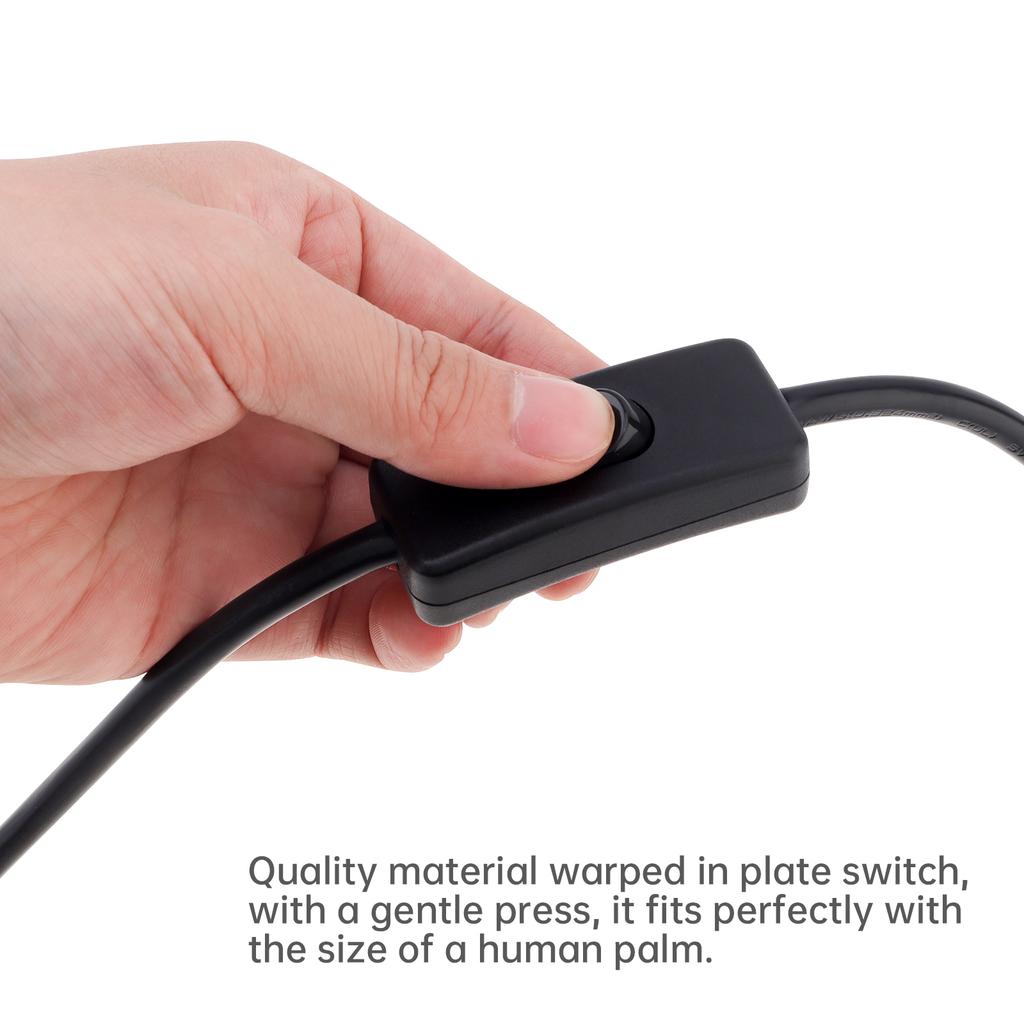 5.1M 16FT Transparent SPT-2 18AWG Cablu de lampă de schimb Cablu de alimentare certificat Comutator cu buton Mufă SUA Cablu prelungitor, Diverse tipuri de cabluri