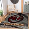 Ac Milan Customize Your Name Carpet Suitable for Foyer Bedrooms Playrooms Outdoor Anti-slip Rug Decorate Offices Perfect Birthday/Christmas Gift Idea