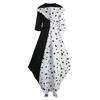 101 Loyal Dog Black And White Witch Kuila Cruella De Ville Cosplay Dress Performance Costume