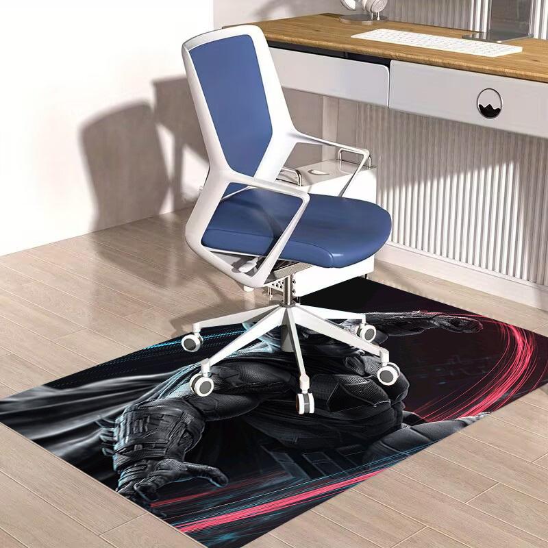 

1pc Office Carpet Chair Mats Batman Dynamic Action Pose Perfect for Office Chairs, Living Rooms, Or Bedrooms,Polyester Carpet.HDT241 60cm by 90cm