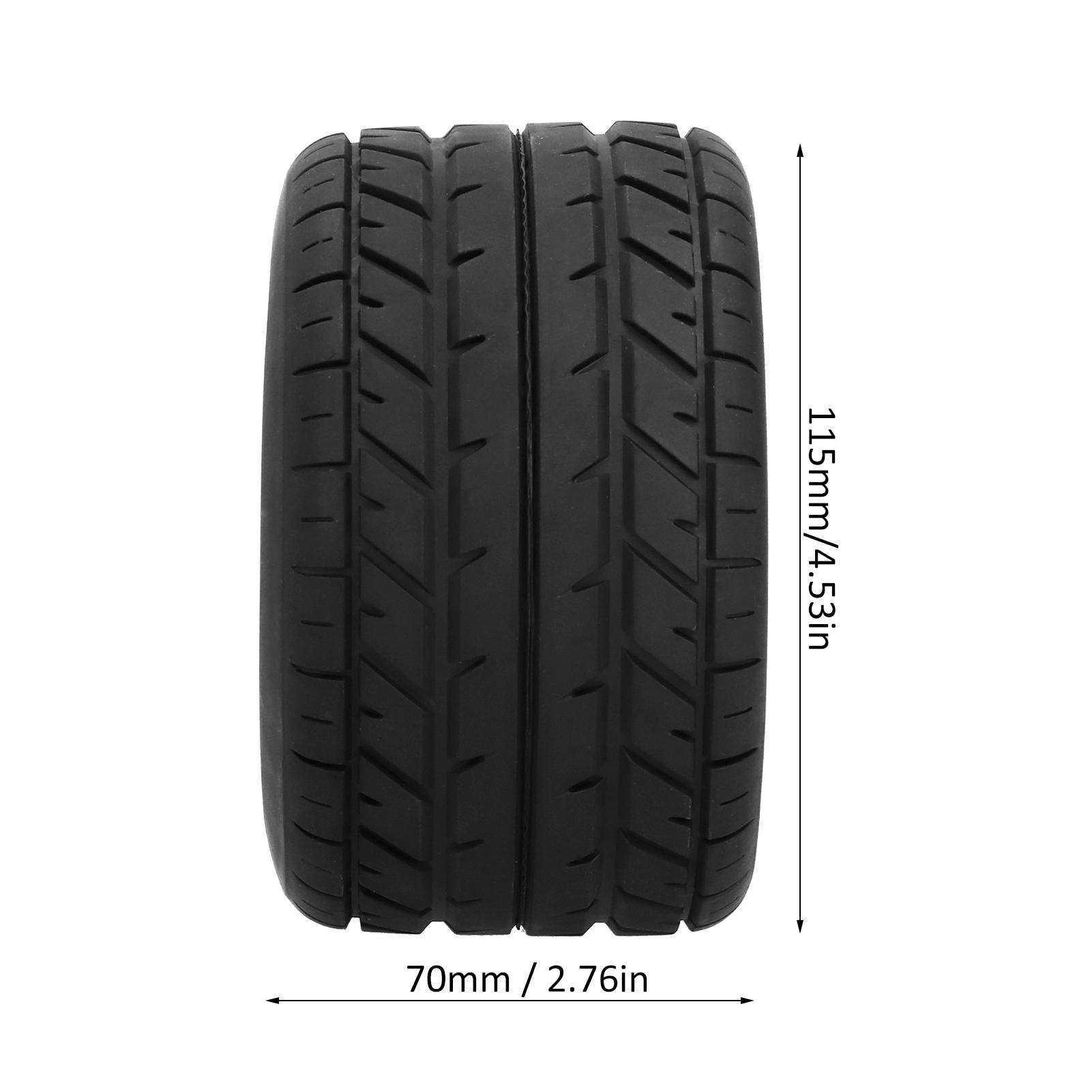 

4pcs 115mm Wheel Rim Tires RC Car Accessories Fit for ZD Racing 1/10 RC Car Model
