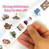 500pcs/Roll Outdoor Happer Camper Stickers Hiking Adventure Decals DIY Laptop Journal Guitar Cartoon Graffiti Seal Label Sticker