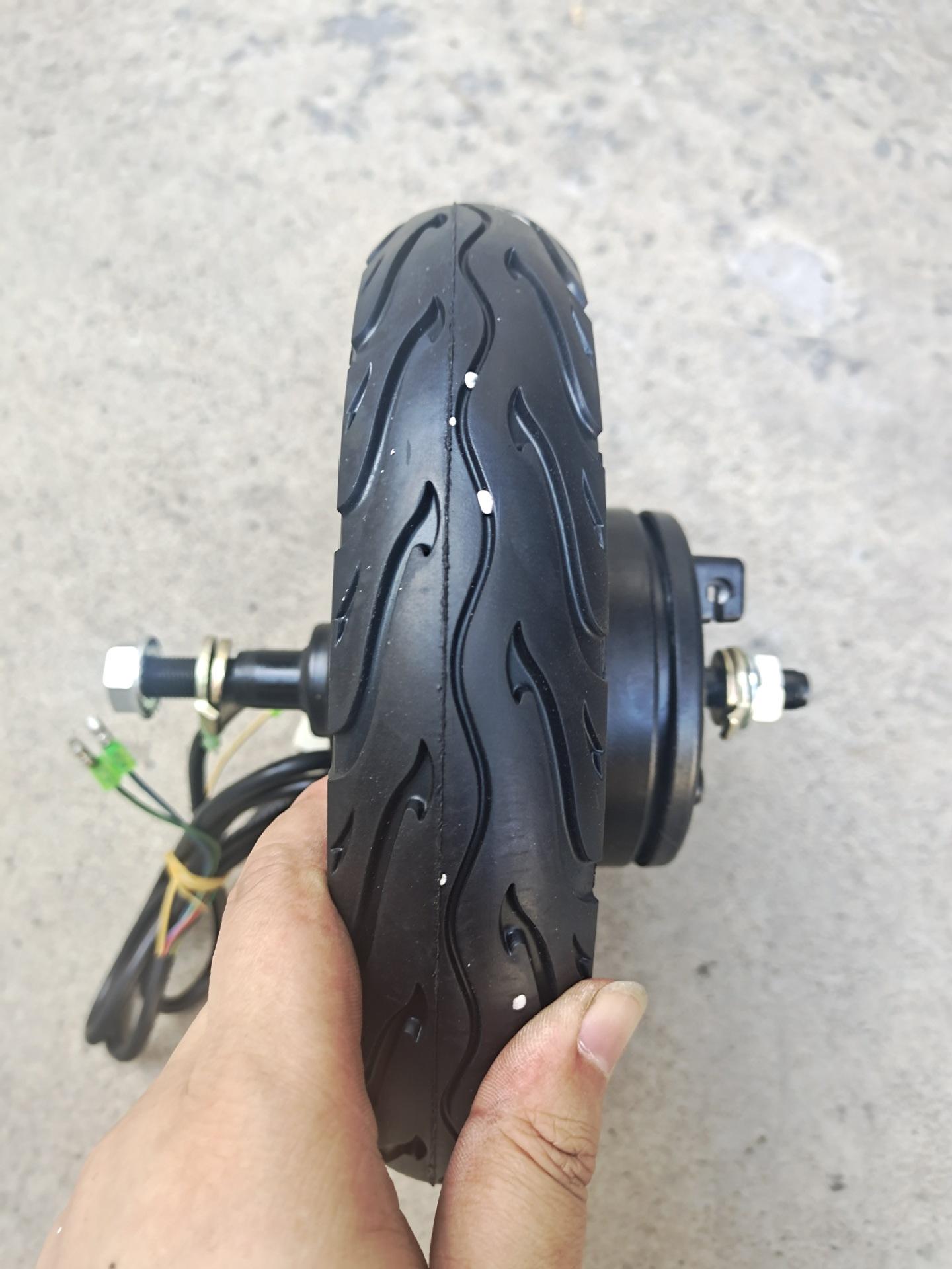 

Бесколлекторный мотор-колесо 10 дюймов, 24В/36В/48В, 500Вт, Барабанный тормоз для электросамоката с сотовым колесом 36V 500W with Honeycomb Tire