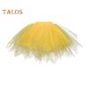 Damen Tüllrock 50er Tutu Petticoat Elastische Taille Kurz Ballett Krinoline Petticoat Karneval Kostüm Unterrock