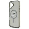 Karl Lagerfeld KLHMP16MHLSKCK iPhone Plus 6.7" black/black hardcase IML Metal Karl&Choupette Head MagSafe