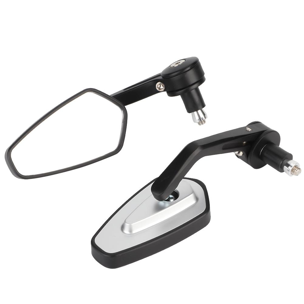 2Pcs Motorcycle Modified Rearview Mirror Reflective Rear View Side Mirrors 22mm