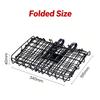 Bike Basket, Heavy-Duty Metal Wire Bicycle Basket with Hooks, Quick Install, Rust-Resistant, Large Capacity for Grocery Shopping Pets Daily Commuting
