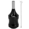 Tattoo Cartridge Grip Aluminum Alloy Lightweight Work Stable Large Friction Tattoo Supplies for Salon