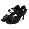 Scarpe da ballo latino per ragazze da donna Scarpe da ballo da sala da 8,5 cm Scarpe da ballo da tango da donna