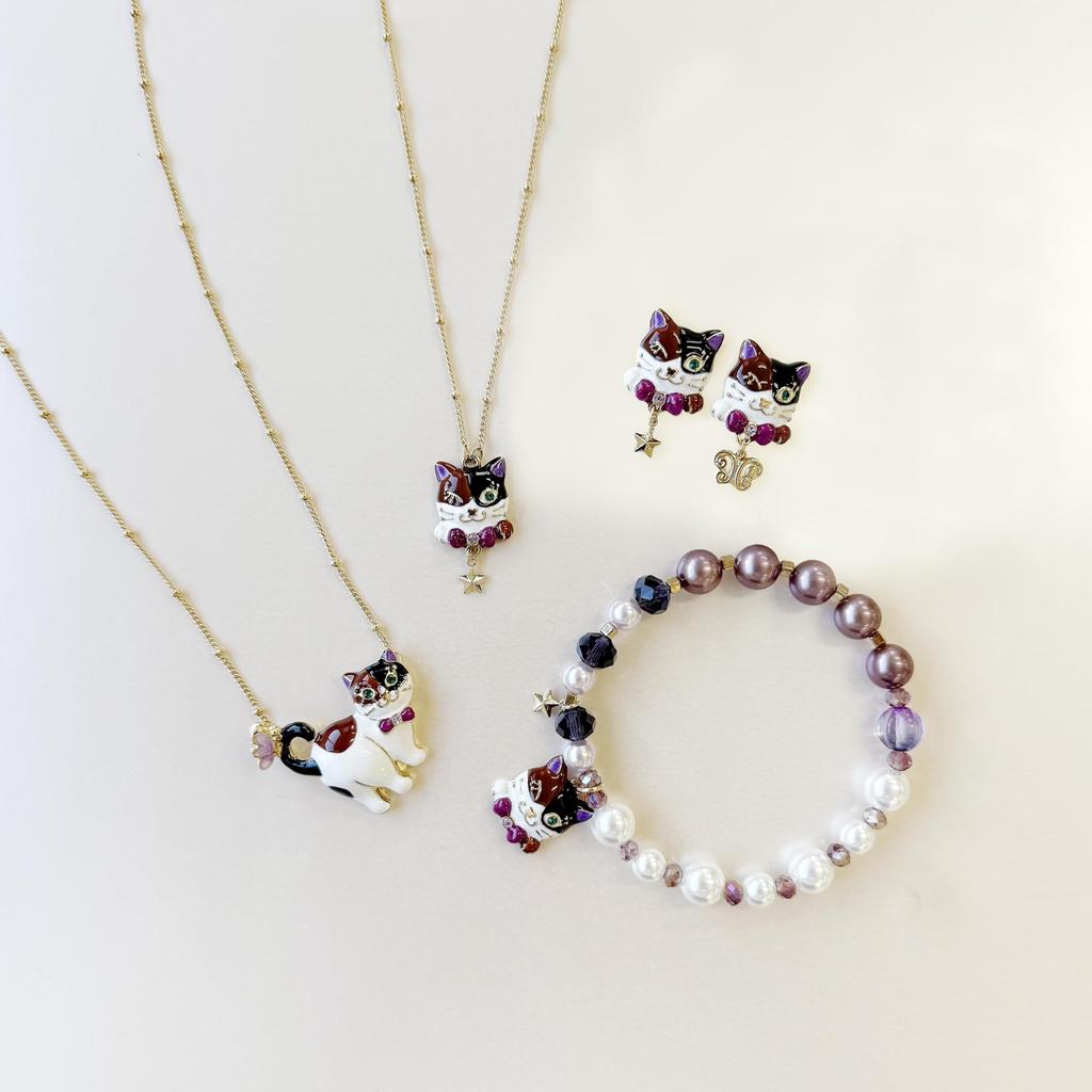Calico Titi Motif Necklace SAMN205550XU [Anna Sui]