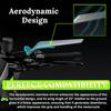 Motorcycle Rear View Mirrors, Adjustable 360° Rotating Stealth Wind Wing Side Mirrors Compatible With Kawasaki Z400 Z650 Z1000 Duke 125 200 250 390