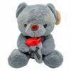 Teddy Bear Plush Toy For Valentine's Day Unique Teddy Bear With Rose 35 Cm