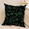 Game Handle Cushion Cover Soft Plush Fabric DoubleSided Printed Sofa Cushion Cover for All Seasons Home Decor Gift