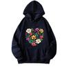 2025 Autumn and Winter New Velvet Long-sleeved Pocket Flower Pattern Sweater Supports Printed Jacket