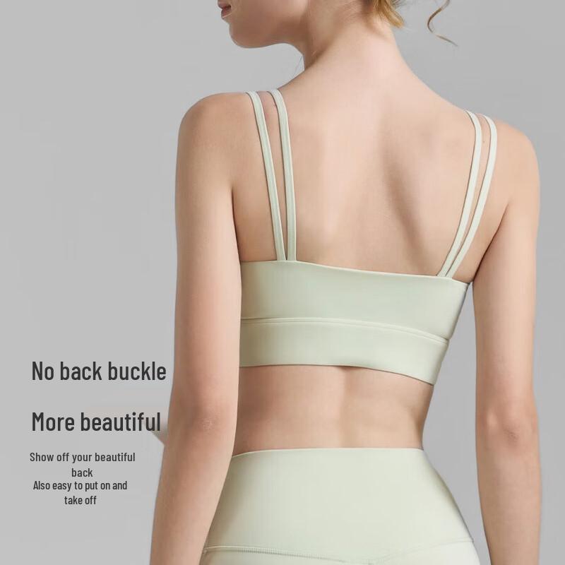 Mesh Pleated Yoga Sports Bra